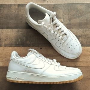 Nike Air Force 1 '07 DJ2739-100 White Gum Sz 12 Men